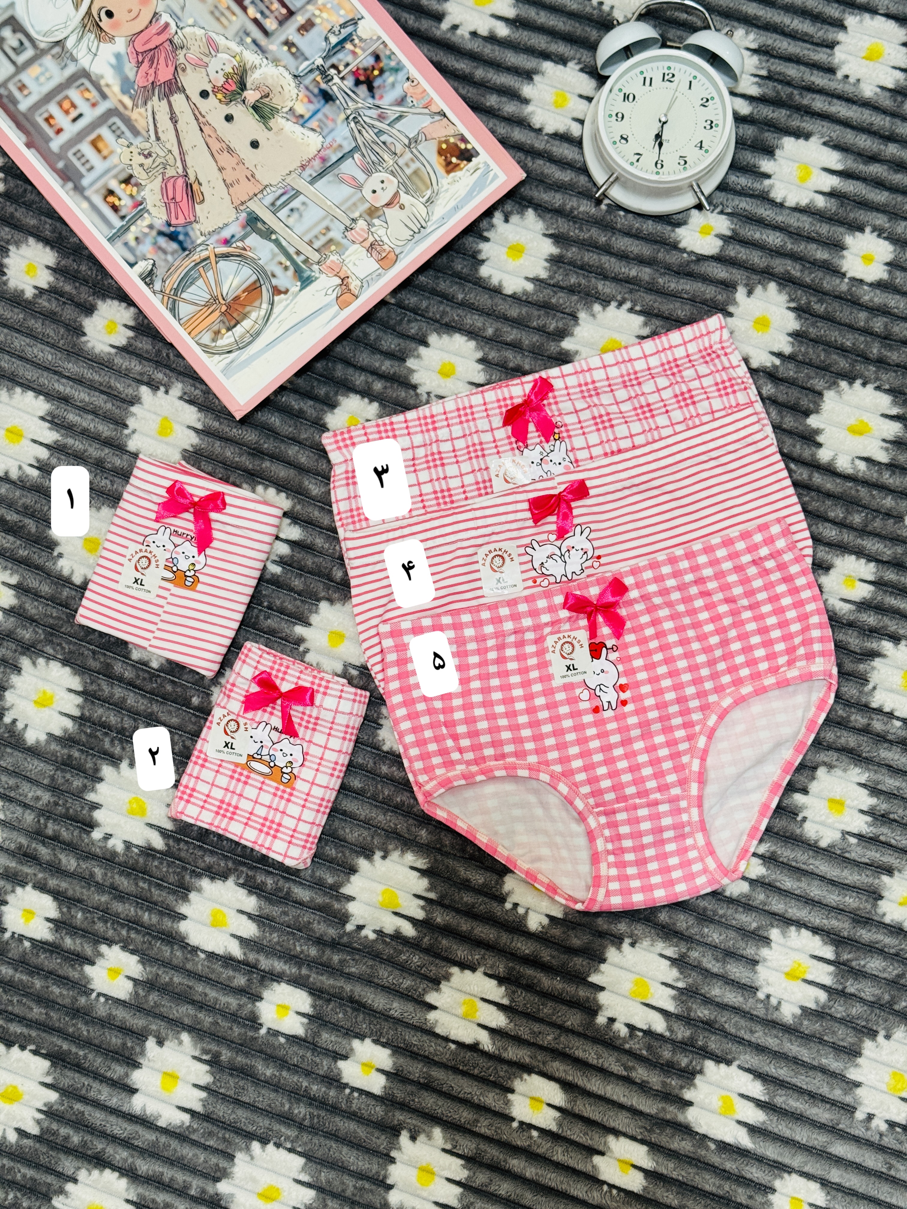 شورت عروسکی دخترانه سایز XLکد۲۰۵
