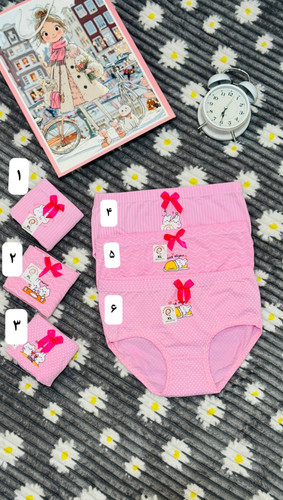 کد ۵۷_شورت عروسکی دخترانه سایز XL